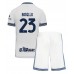 Maillot de foot Inter Milan Nicolo Barella #23 Extérieur vêtements enfant 2024-25 Manches Courtes (+ pantalon court)